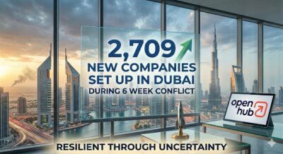 2,709 New Companies Set Up In Dubai During 6 Week Conflict. Resilient Through Uncertainty